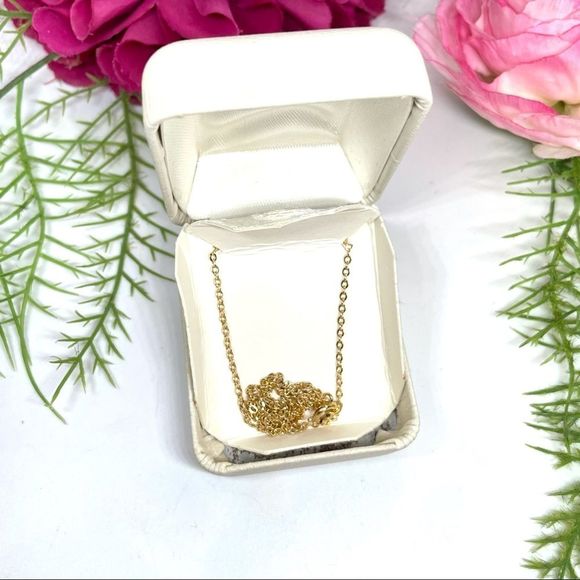 NEW⚜️Opal Dainty Golden Chain Necklace - Picture 6 of 7